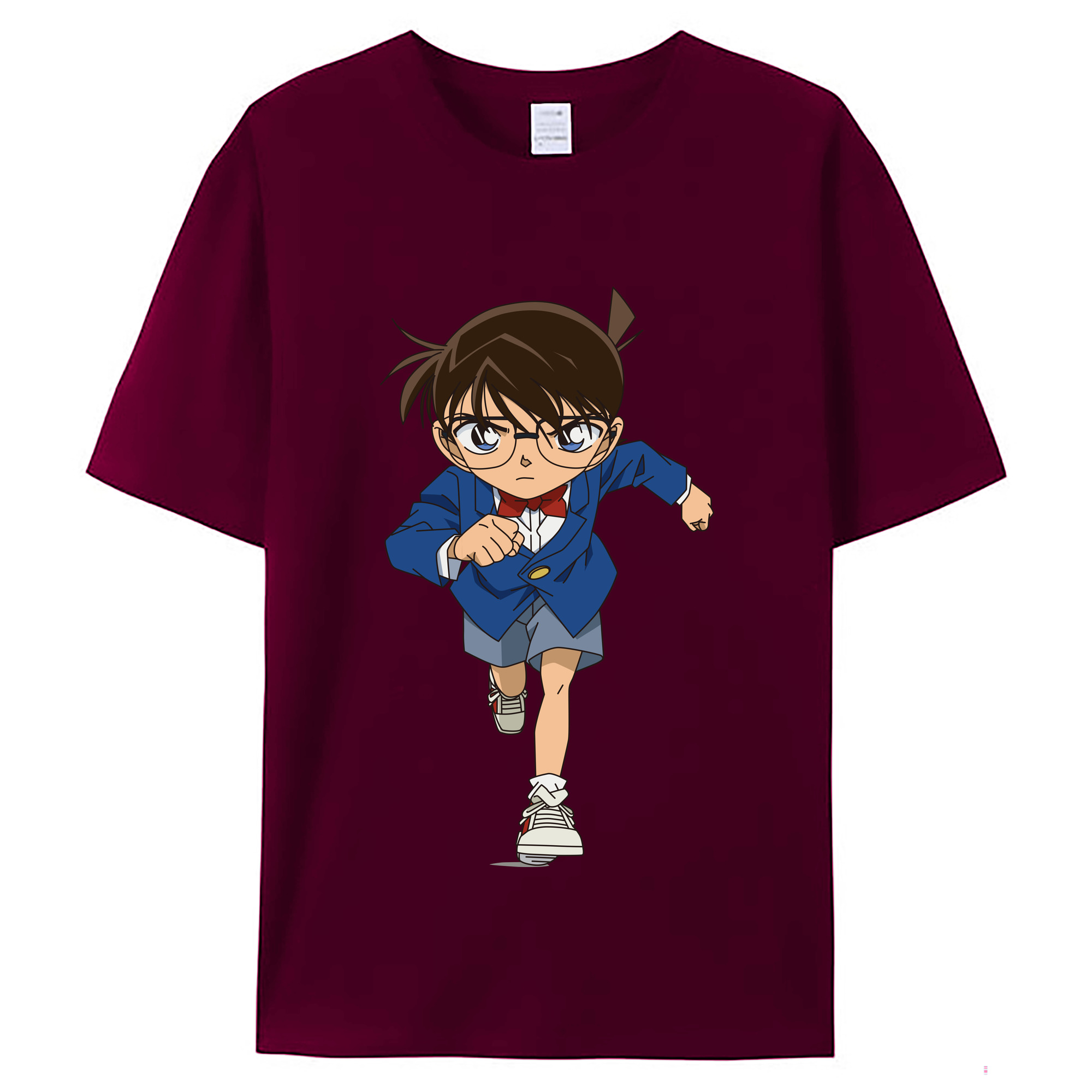 （画像用） 名探偵コナン 江戸川 コナン Detective Conan Conan Edogawa レディースカジュアルプリントTシャツ（綿100％）